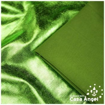 LYCRA VERDE LIMA FOIL EXTRABRILLO 150cm