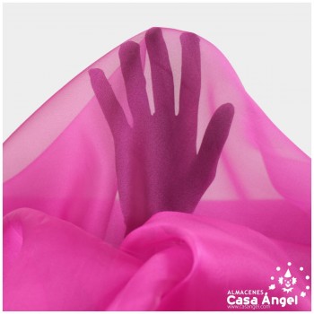 ORGANZA FUCSIA OSCURO CRISTAL SERIE PAOLA 150cm