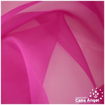 ORGANZA FUCSIA OSCURO CRISTAL SERIE PAOLA 150cm