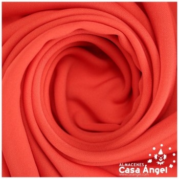 CREPE NARANJA CORAL MATE SERIE DAMA 150cm