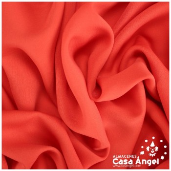 CREPE NARANJA CORAL MATE SERIE DAMA 150cm