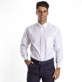 CAMISA BLANCA CLASICA HOMBRE MANGA LARGA