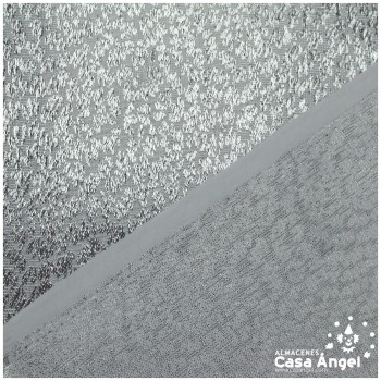 TELA TOPAZ TEXTURIZADA BRILLANTE 150cm - PLATA