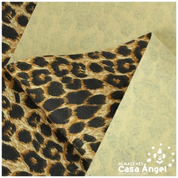 FIELTRO ACRÍLICO ESTAMPADO LEOPARDO 90cm