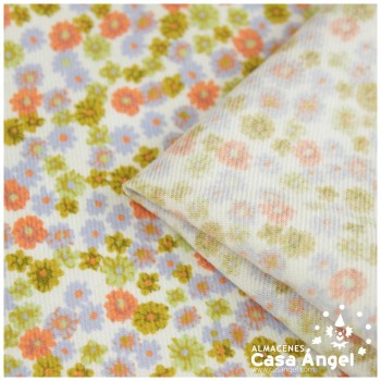 VIYELA ESTAMPADA DE FLORECILLAS SERIE MITSURIN MIX 150cm