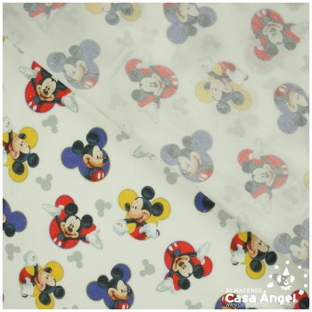 TELA ALGODÓN PERCAL LICENCIA 150cm MICKEY