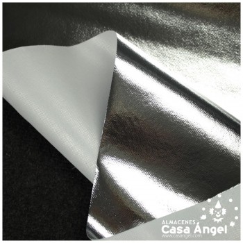 TNT PLASTIFICADO FOIL PLATA 100cm