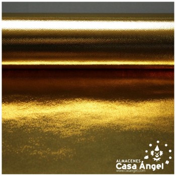 TNT PLASTIFICADO FOIL ORO 100cm