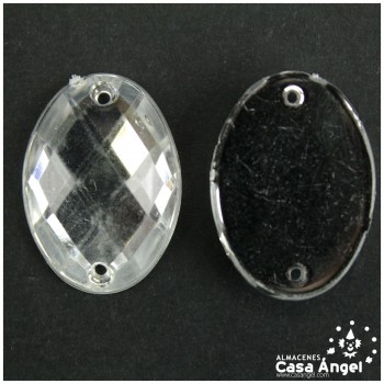 PIEDRAS ACRÍLICAS OVALADAS 14x10mm BOLSA 25uds