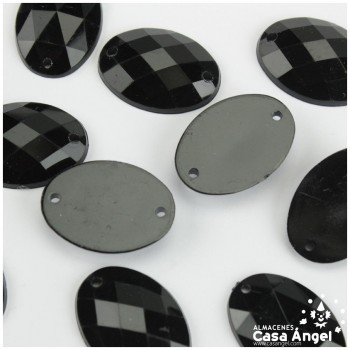 PIEDRAS ACRÍLICAS OVALADAS 25x18mm BOLSA 10uds