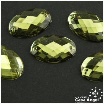 PIEDRAS ACRÍLICAS OVALADAS 30x20mm BOLSA 10uds