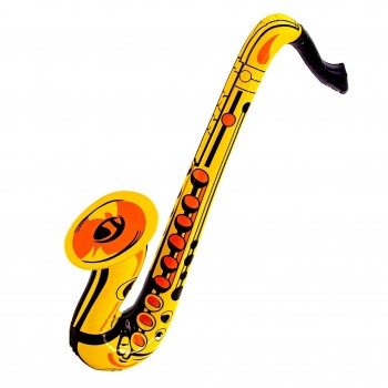 SAXOFÓN DORADO INFLABLE 55cm