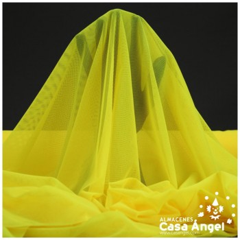 TUL ELÁSTICO AMARILLO YEMA DELUXE SERIE TAVOLARA 150cm