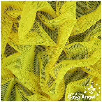 TUL ELÁSTICO AMARILLO YEMA DELUXE SERIE TAVOLARA 150cm