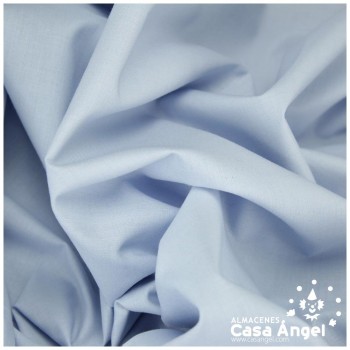 TELA PARA SÁBANAS CELESTE PASTEL 100% ALGODÓN 280cm