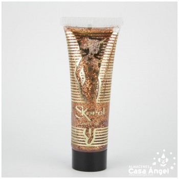 TUBO DE GEL GLITTER 20ml COBRE