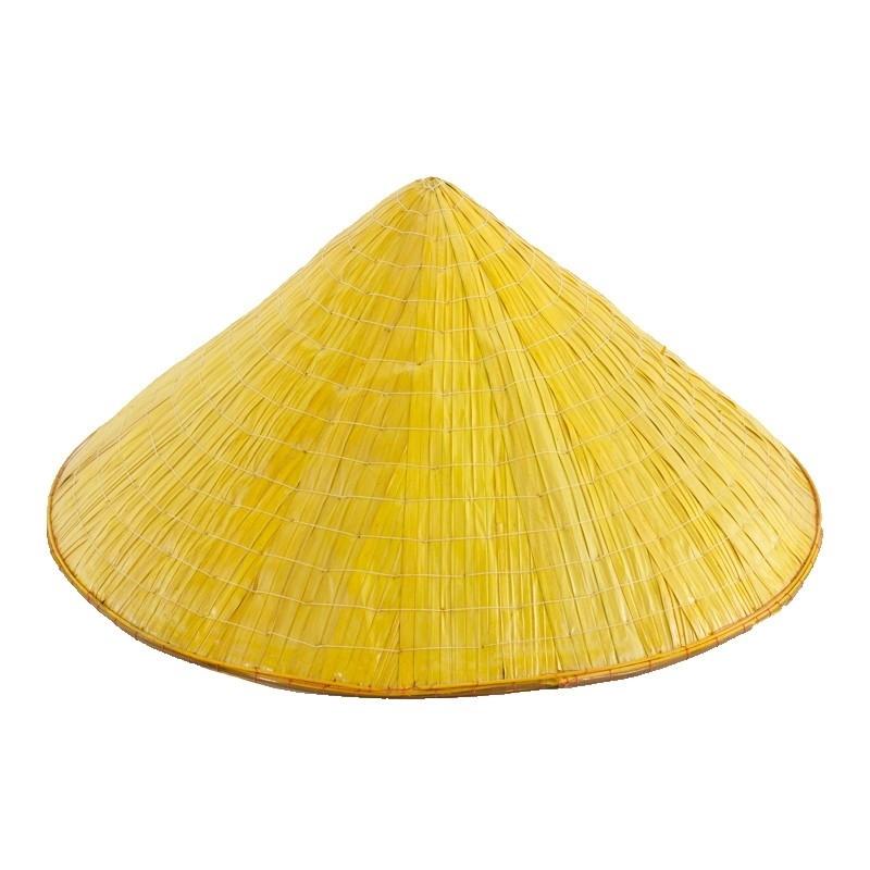 Sombrero chino natural adulto: Accesorios,y disfraces originales