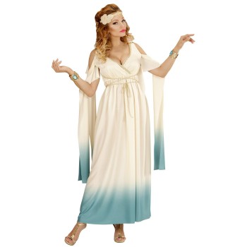 DISFRAZ VESTIDO ATLANTIS MEDIEVAL BLANCO MUJER