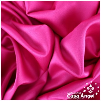 CRESPÓN ELÁSTICO FUCSIA SATINADO SERIE ALMENDRA 150cm