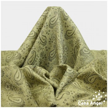 JACQUARD CACHEMIR BEIGE SERIE SASÁN 150cm