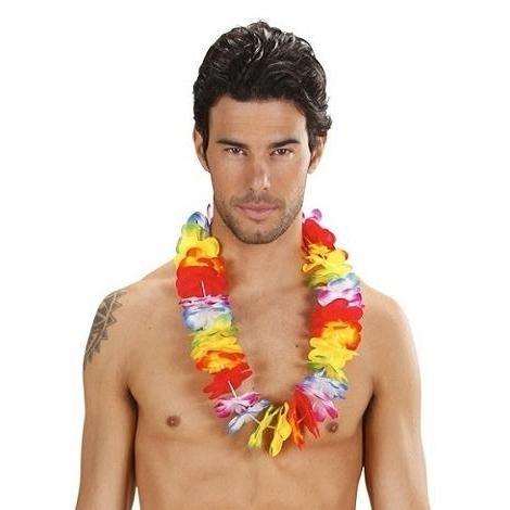 Collar Hawai multicolor de lujo