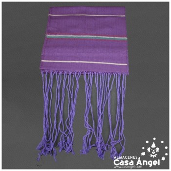 FAJA DE ALGODÓN MORADA CON RAYAS PARA COSTALEROS ADULTO 300x28cm