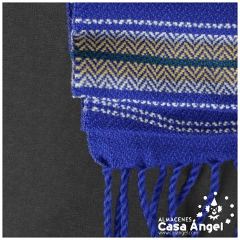 FAJA DE ALGODÓN COLOR AZUL CON RAYAS PARA COSTALEROS ADULTO 350x28cm