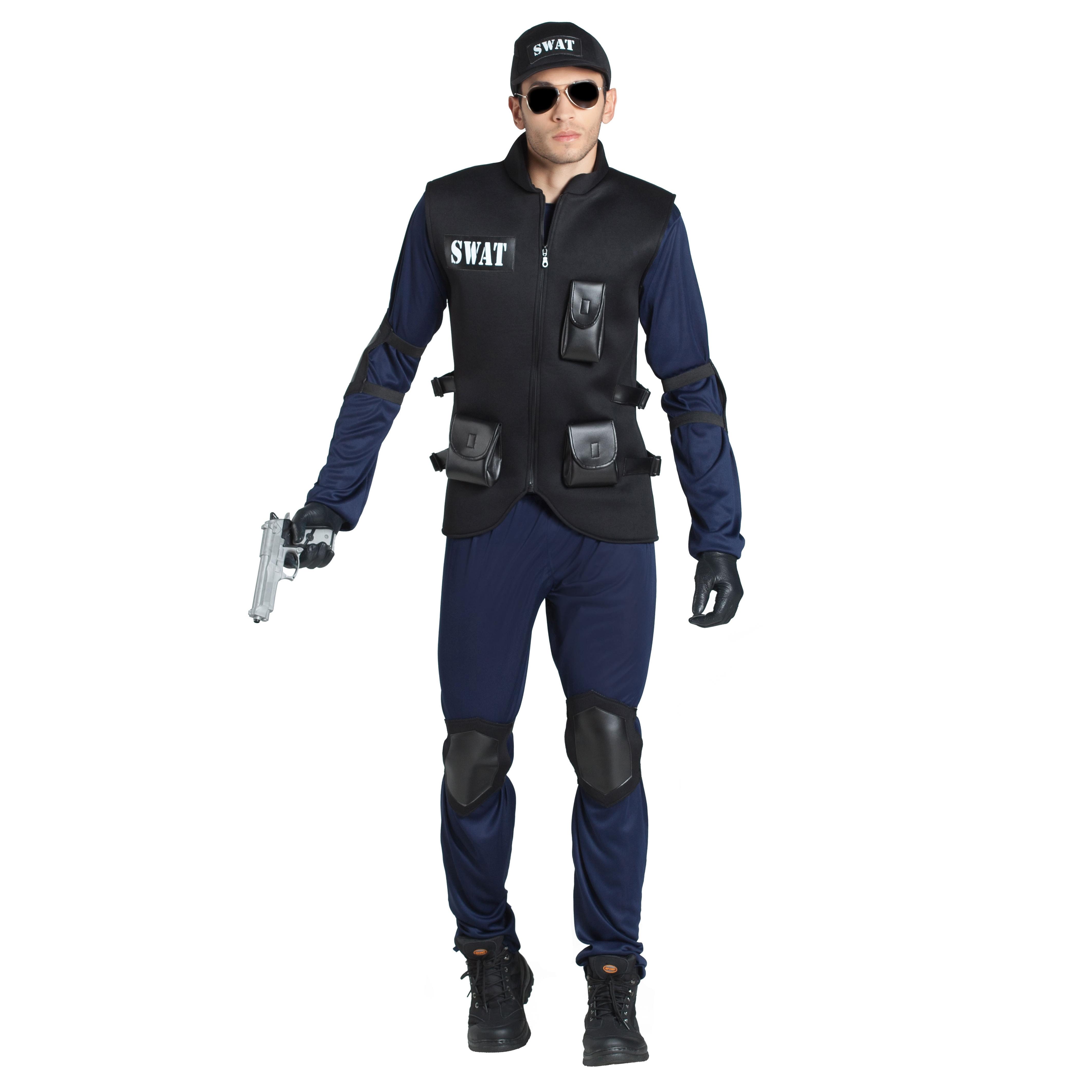KalcyKizz - Disfraz de policía para hombre : : Juguetes y  Juegos