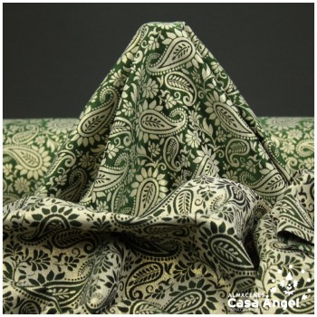 BROCADO CACHEMIR SERIE CHIKARA VERDE 280cm