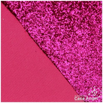 TELA DE PURPURINA FUCSIA EXTRA BRILLO 150cm