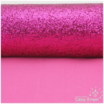 TELA DE PURPURINA FUCSIA EXTRA BRILLO 150cm