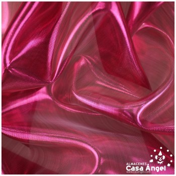 ORGANZA LAMÉ FUCSIA METALIZADO EXTRA BRILLO SERIE BLOOM 150cm