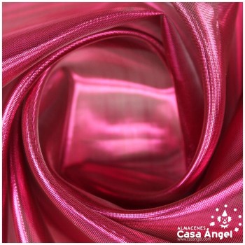 ORGANZA LAMÉ FUCSIA METALIZADO EXTRA BRILLO SERIE BLOOM 150cm