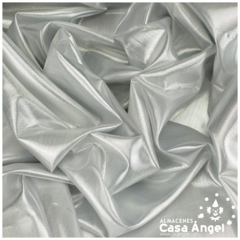 ORGANZA LAMÉ PLATA METALIZADO EXTRA BRILLO SERIE BLOOM 150cm