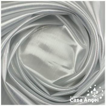 ORGANZA LAMÉ PLATA METALIZADO EXTRA BRILLO SERIE BLOOM 150cm