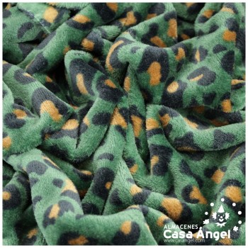 CORALINA ANMAL PRINT LEOPARDO VERDE 150cm