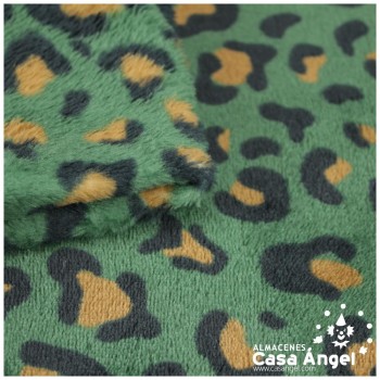 CORALINA ANMAL PRINT LEOPARDO VERDE 150cm