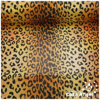 LYCRA ESTAMPADA LEOPARDO CON BRILLO DE FOIL 150cm