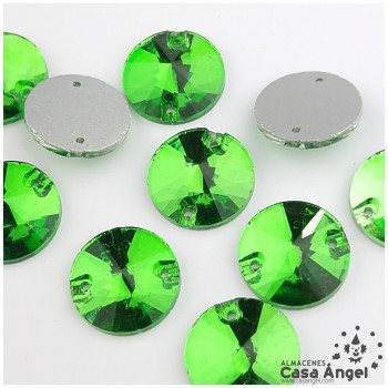 PIEDRA DE CRISTAL CIRCULAR 18mm BOLSA 20uds