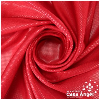 LYCRA ROJA EFECTO AGUA 150cm