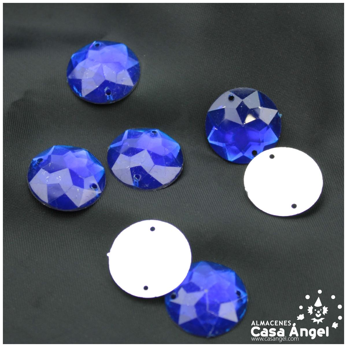  NVTHINH 2003TH AB - Piedras redondas para coser en cristal y  cristales cosidos para manualidades (color: 0.787 in, 24 unidades) : Arte y  Manualidades