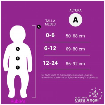 DISFRAZ DE TIGRE INFANTIL NIÑOS 1 A 2 AÑOS