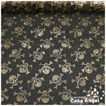 TUL ESTAMPADO FOIL SERIE HALLOWEEN ANCHO 150cm