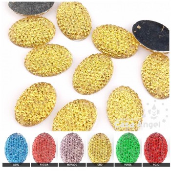 PIEDRAS OVALADAS PLÁSTICO RUGOSO 20mm BOLSA 25uds