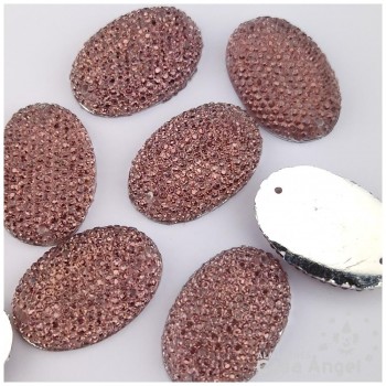 PIEDRAS OVALADAS PLÁSTICO RUGOSO 28mm BOLSA 10uds